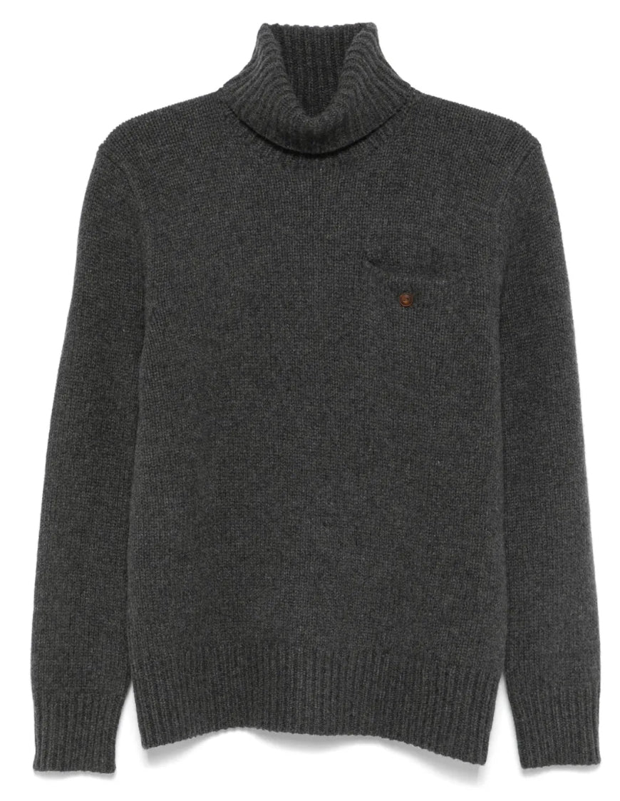 Polo Ralph Lauren Wool Cash Rollneck Grey
