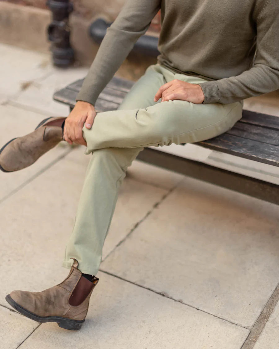 Alex Crane Canvas Cham Pant Moss