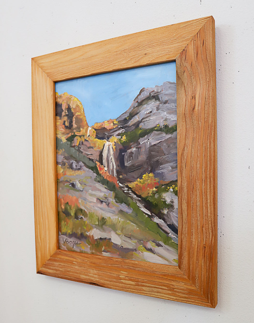 Bridal Veil Falls Original Oil Painting