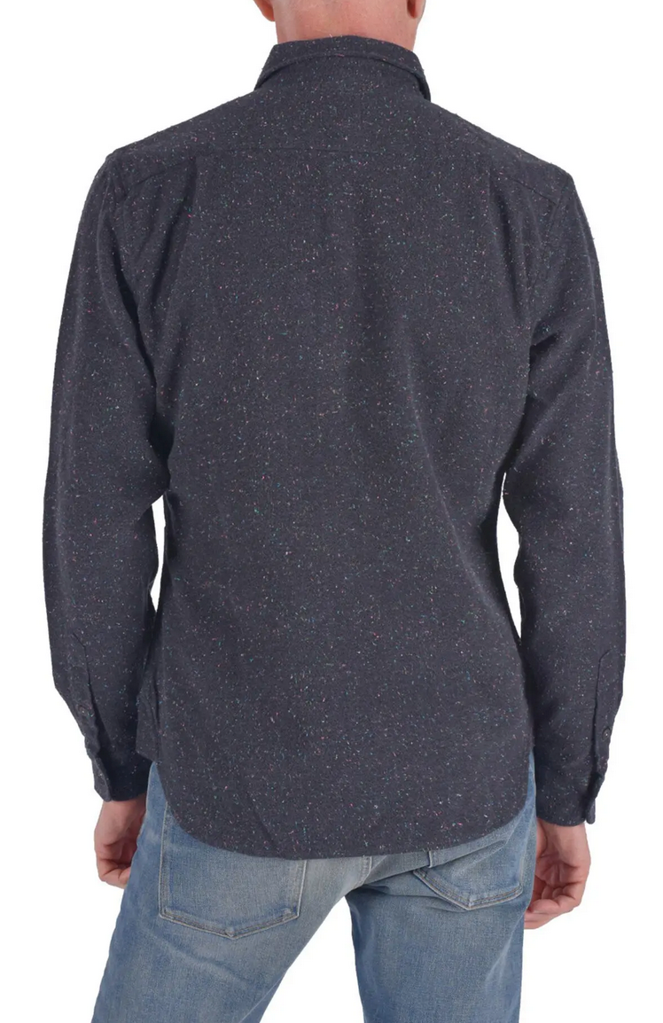 Hiroshi Kato Ripper Shirt Charcoal Speckle