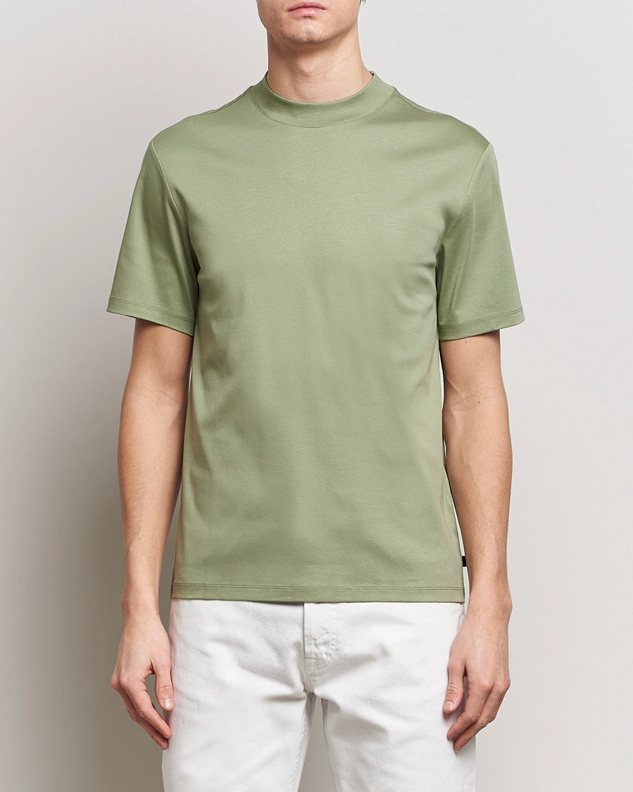 J. Lindberg Ace Mock Tee Oil Green