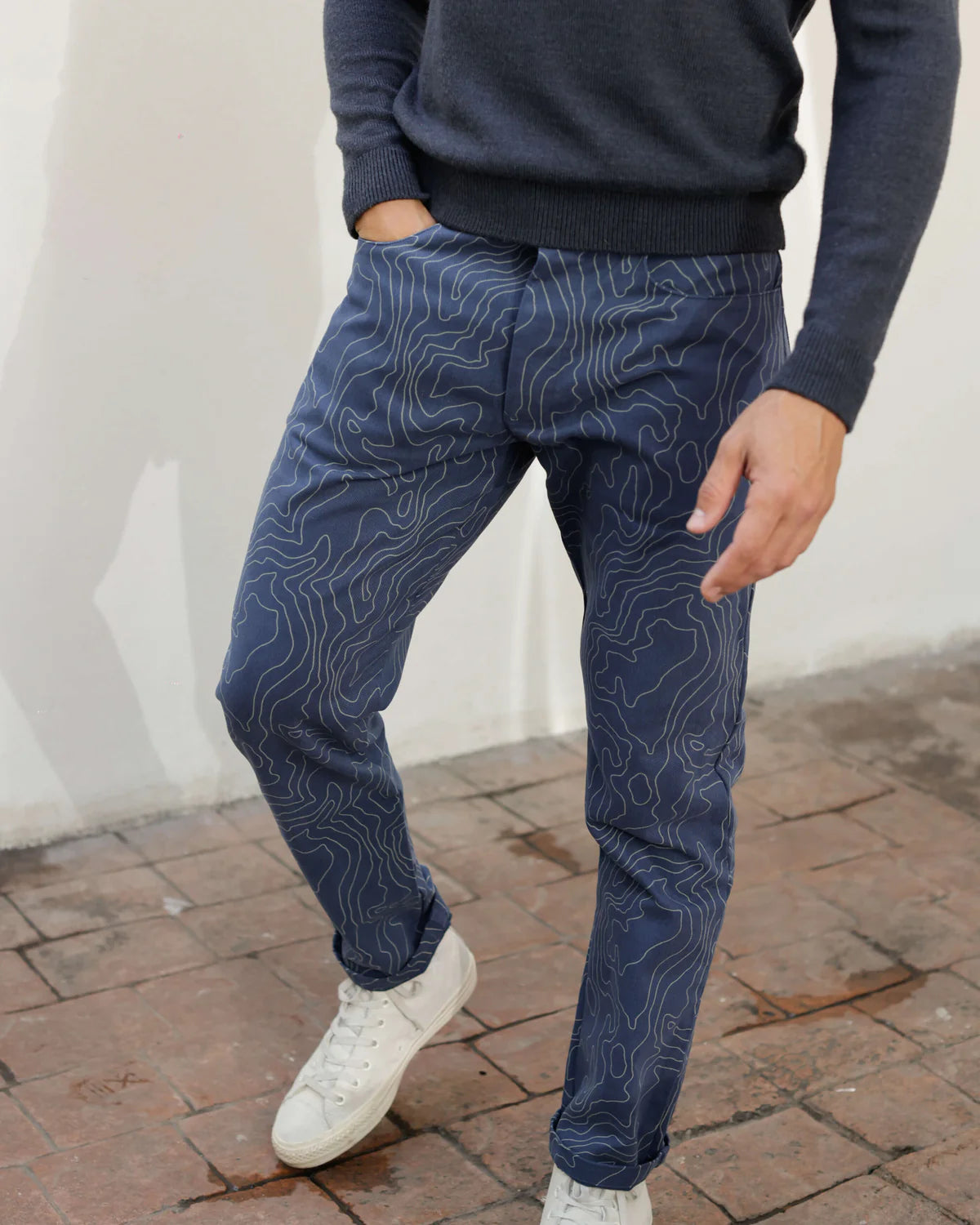 Alex Crane Canvas Cham Pant Maps