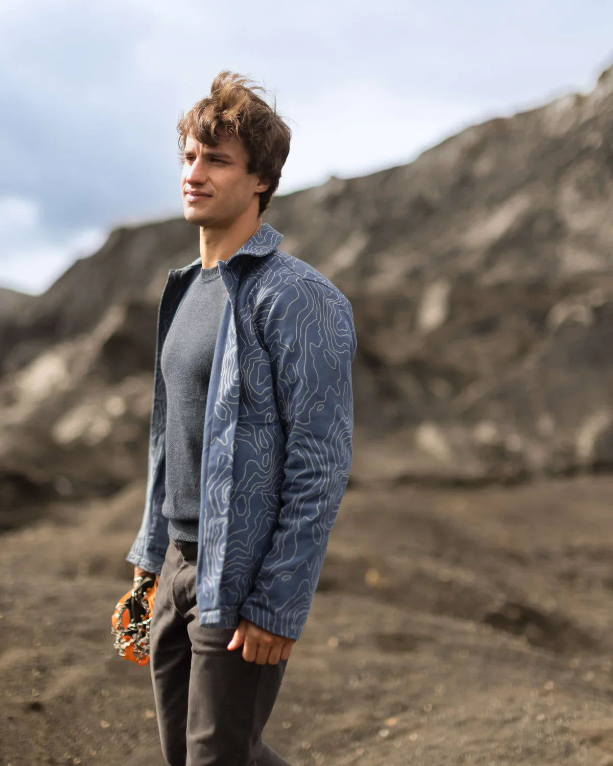 Alex Crane Canvas Kite Jacket Maps