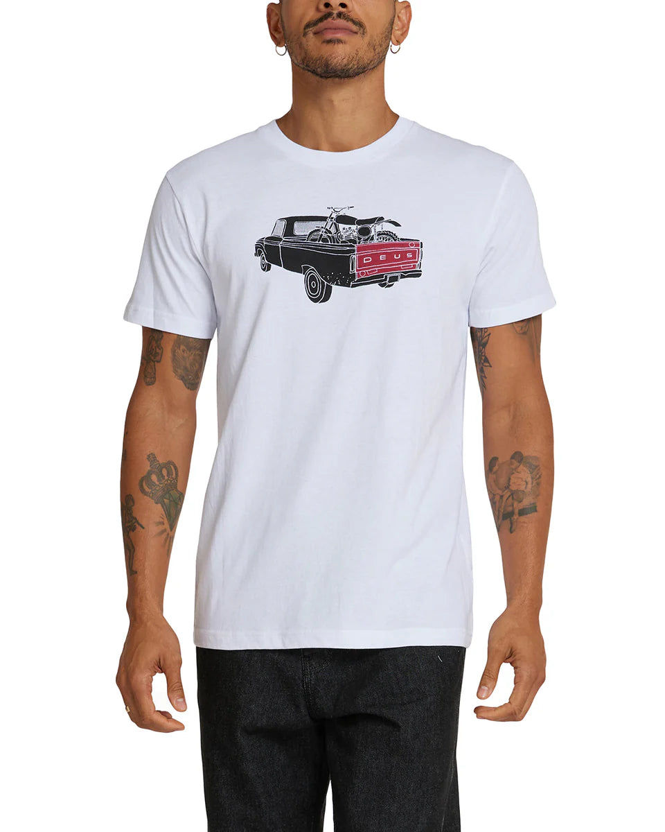 Deus Ex Machina Carby Truck Tee White