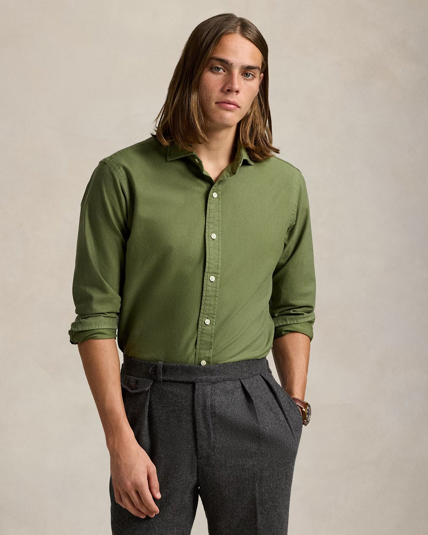 Polo Ralph Lauren Garment Dyed Oxford Olive