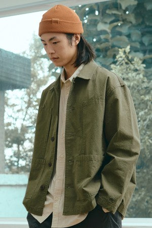 Kappy Coverall Canvas Jacket Olive