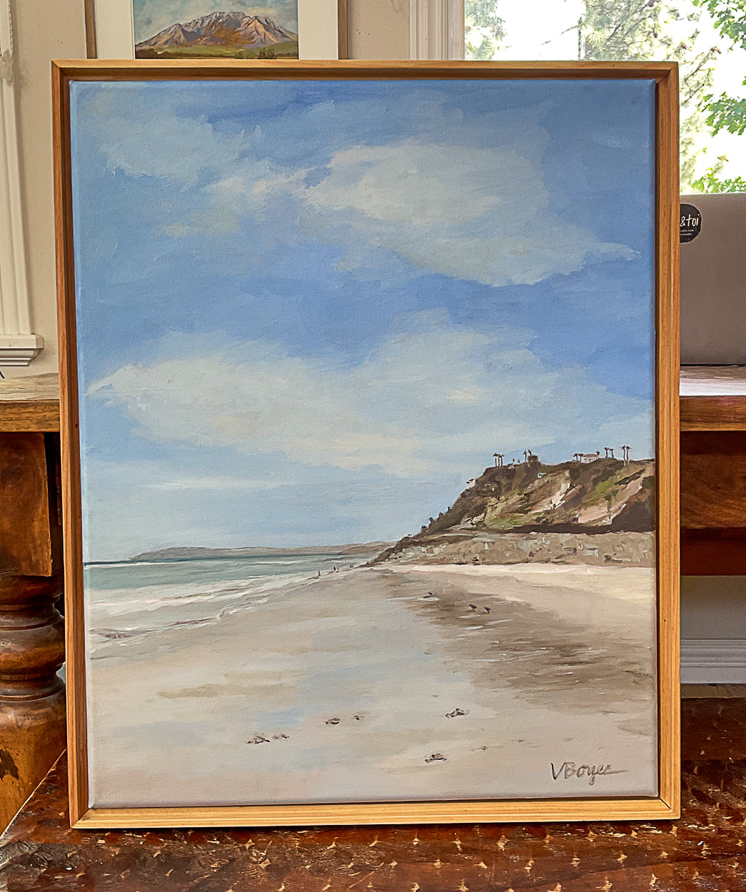 Low Tide Afternoon Original Oil Painting