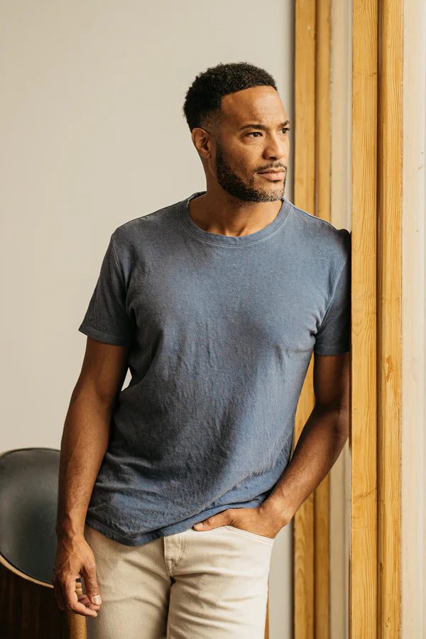 Hiroshi Kato Stamp Tee Charcoal