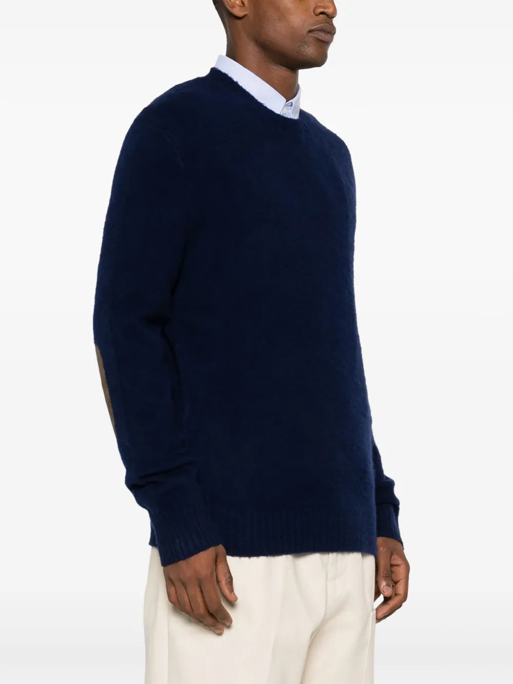 Polo Ralph Lauren Wool Cashmere Patch Crew Sweater
