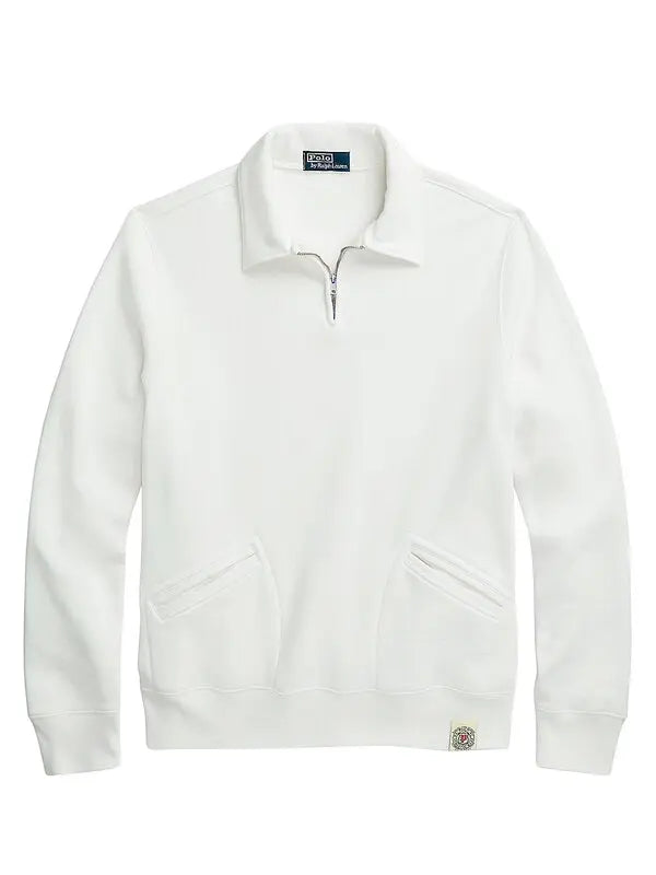 Polo Ralph Lauren 1/4 Zip Vintage Fleece White